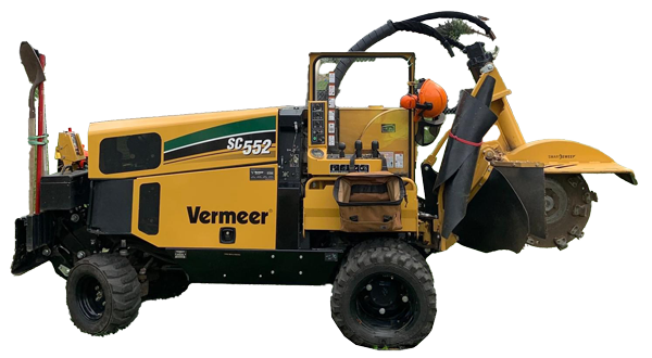stump grinding machine
